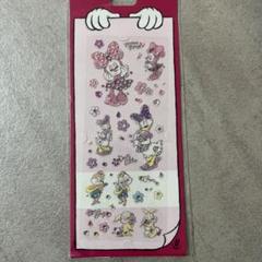 ミニー デイジー　クラリス ミスバニー シール　キラキラ　平成レトロ