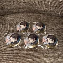 文豪ストレイドッグス 春河35画集 ゲーマーズ　箔押し缶バッジ　芥川龍之介12点 文豪ストレイドッグス 春河35画集 ゲーマーズ 箔押し缶バッジ