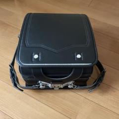 黒のランドセル 金属製ロック付き中古