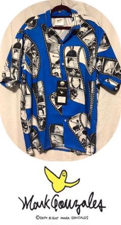 MARK GONZALES マークゴンザレス アロハ 半袖シャツ 総柄 春夏に
