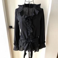 【激安アウトレット!】 リボン フリル PINKHOUSE INGEBORG チュニック メルカリ - S ウール トップス