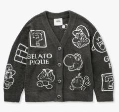 ジェラピケ　 マリオ コラボ テレサ カウチン カーディガンスリッパセット売り ジェラピケ マリオ コラボ テレサ カウチン カーディガン