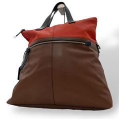 COACH コーチ トートバッグ シグネチャー ブラウン レッド 79609
