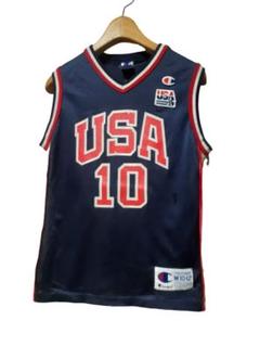 USA O'NEAL 13 ユニフォーム 44 ドリームチーム2　ユニフォーム 1996-99 USA O'Neal #13 Champion Jersey (Away) XL