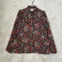 IENA La Boucle / フリルネックフラワーブラウス 美品 IENA LA BOUCLE｜やっぱり甘めブラウスが好き｜IENA（イエナ