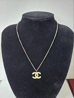 CHANEL ココマーク　ベージュ　シルバー　ネックレス　12705