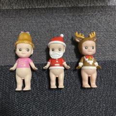 ソニーエンジェル　クリスマス　2007　ゴールドサンタ＆トナカイ　フィギュア クリスマスディナーがさらに楽しくなる！SNSで話題のフィギュア