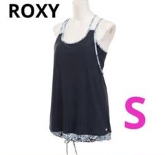 ROXY ロキシー 水陸両用カップ付きフィットネスタンクトップ・水着