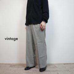 古着】00´s ワイドスラックス フルレングス ラメ入り モード