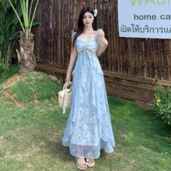 春夏にぴったり！レースロングスカート お出かけデート女子会パーティー用 df07_1.jpg