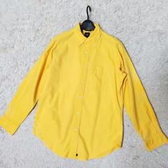 old GAP メンズ 長袖シャツ ボタンダウン コットン／綿 イエロー
