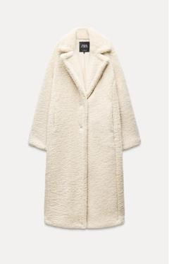ZARA ボアロングコート 黒 org.jpg