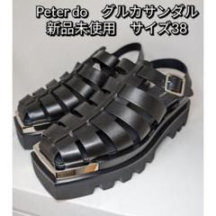 Peter do グルカサンダル 38 新品未使用 ブラック メタルのサムネイル