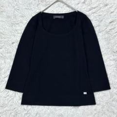 タグ付き未使用✨フォクシー 19SS Knit Top ノースリーブ ブラック FOXEY NEWYORK(フォクシー ニューヨーク) 襟付きノースリーブ