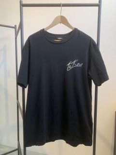 【人気】DIESEL TeKno 刺繍入りTシャツ ブラック XL