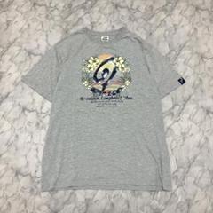 90s piko print t-shirt center logo