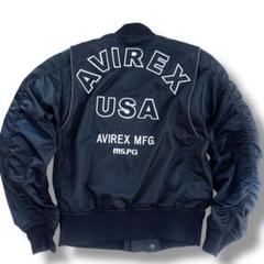 未使用級✨AVIREX MA-1 USA バックロゴ フライトジャケット 黒 楽天市場】AVIREX アビレックス -THE EMPIRE CITY COLLECTION