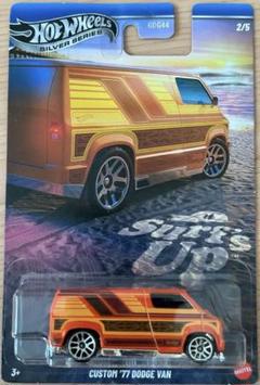 ホットウィール　ミニカー　カスタム '77 ダッジ バン チェイス 56周年 ホットウィール ミニカー カスタム '77 ダッジ バン チェイス 56