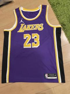【美品】レイカーズ　レブロン　ユニフォーム　ゲームシャツ　NIKE XLサイズ 美品】レイカーズ レブロン ユニフォーム ゲームシャツ NIKE XL