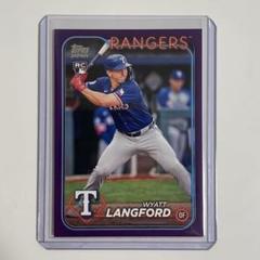 【50枚限定】Wyatt Langford Texas Rangers