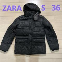 ZARA young ザラヤング メンズダウンジャケット ブラック S 36