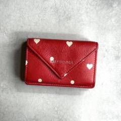 【希少品】BALENCIAGA バレンシアガ / プリントペーパーミニウォレット