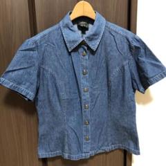 ローラアシュレイ　デニム　半袖トップスのサムネイル