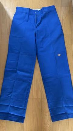 Dickies ダブルニー　ワークパンツ　ブルー