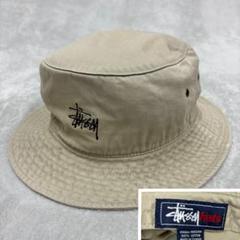 90s old stussy ハット バケハ ステューシー 野村訓市 WHT 90s old stussy ハット バケハ ステューシー 野村訓市 WHT