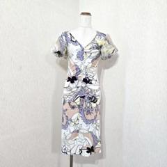美品●PAOLA FRANI●パオラフラーニ●ひざ丈ワンピース●フリル●ベージュ 2025年最新】Paola Frani レディース ひざ丈ワンピースの人気