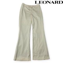 レオナール◆LEONARD パンツ アイボリー