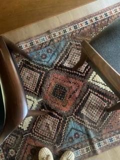 Antique afshar rug