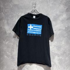 【送料無料】 USA古着 GILDAN ギルダン GREECE プリントTシャツ