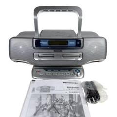 【動作品】Panasonic パナソニック MD/CD/カセットテーププレーヤー Panasonic - パナソニック オーディオ SDカード CD MD カセット
