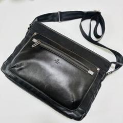 【美品】ランバンオンブルー　テック　ショルダーバッグ ブレザー　ナイロン