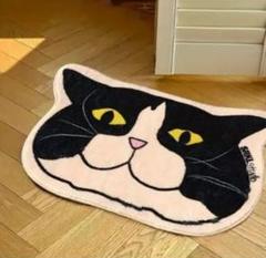 猫 インテリア マット 玄関マット バスマット ベージュ
