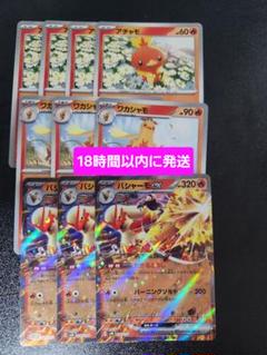 バシャーモex たぎるとうし 3枚 進化ライン