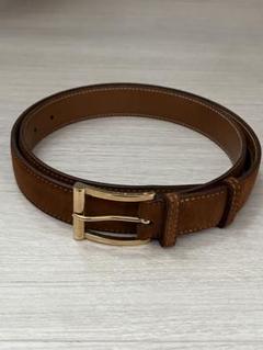 ■正規品/良品■J.M. WESTON JMウエストン スウェード ベルト 焦茶 □正規品/良品□J.M. WESTON JMウエストン スウェード ベルト