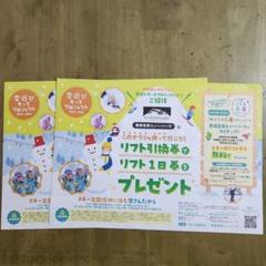 黒姫高原スノーパーク リフト1日券 2枚 Yahoo!オークション - 黒姫高原スノーパーク リフト1日券 2枚