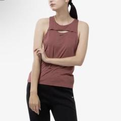 ☆ Reebok 胸カットアウト タンクトップ L ローズ ACTIVCHILL