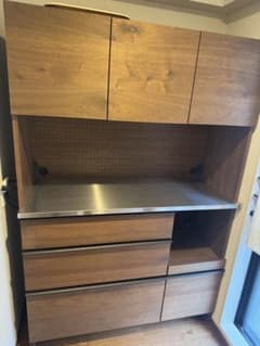 CRASH GATE NIPPONAIR キッチンボード食器棚ウォールナット