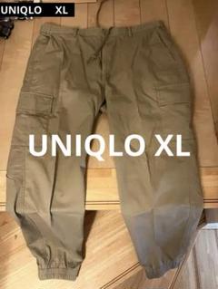 カーキ ワークパンツ ウエスト92-100cm UNIQLO