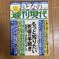 おとなの週刊現代 完全保存版 Vol.3(2019)のサムネイル