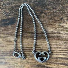 【高額売筋】 GUCCI グッチ ラブリーハート GG SV925 シルバーネックレス アクセサリー