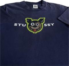 90s old stussy Tシャツ usa製 両面プリント 黒タグ - メルカリ