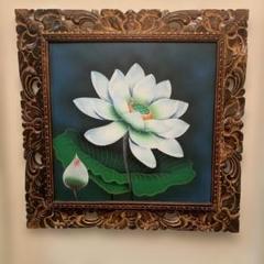 バリ島のアート★手描き絵画 楽天市場】【送料無料！】バリ絵画・特大熱帯花鳥・ハイクラス