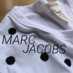 美品 MARC JACOBS ビーズ刺繍 個性的 Tシャツ綿100％S/P - メルカリ