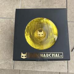 マーシャル　MARCHAL イエロー 丸型ヘッドライト 180π 当時物 MARCHAL マーシャル ヘッドランプ 889 イエローレンズ ユニット