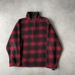 11250 Gap ギャップ ハーフジップ ボアフリース チェック柄 オンブレのサムネイル