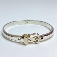 グッチ　ベルト　サンチュール　ブレスレット　バングル　925 ヴィンテージ グッチ ベルト サンチュール ブレスレット バングル 925